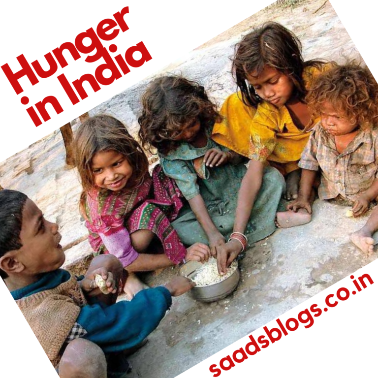 Why hunger is more in India?